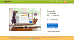 Desktop Screenshot of inqscribe.com